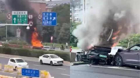 新能源起火车祸