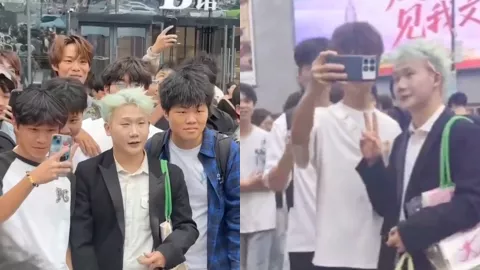 王扁模仿王源爆火网络视频