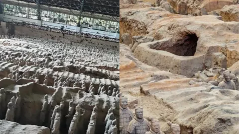 兵马俑一号坑大洞